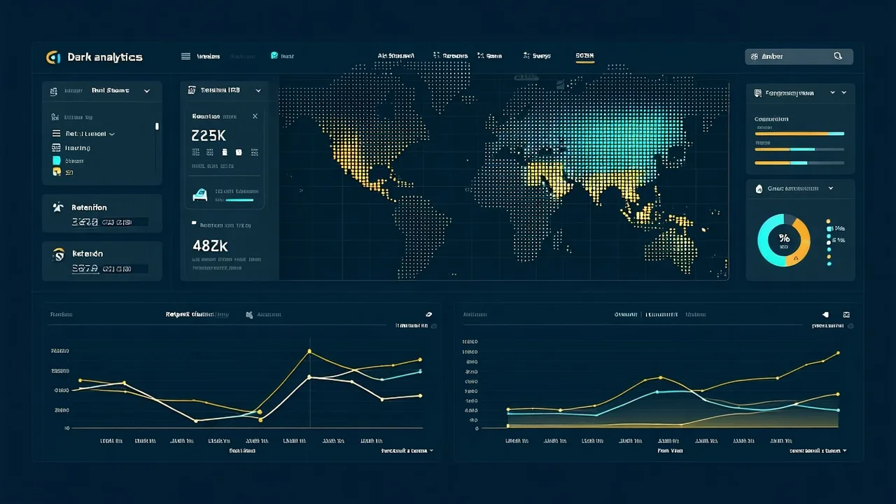 Distribution analytics dashboard showing cross-platform listener data unified in a single view